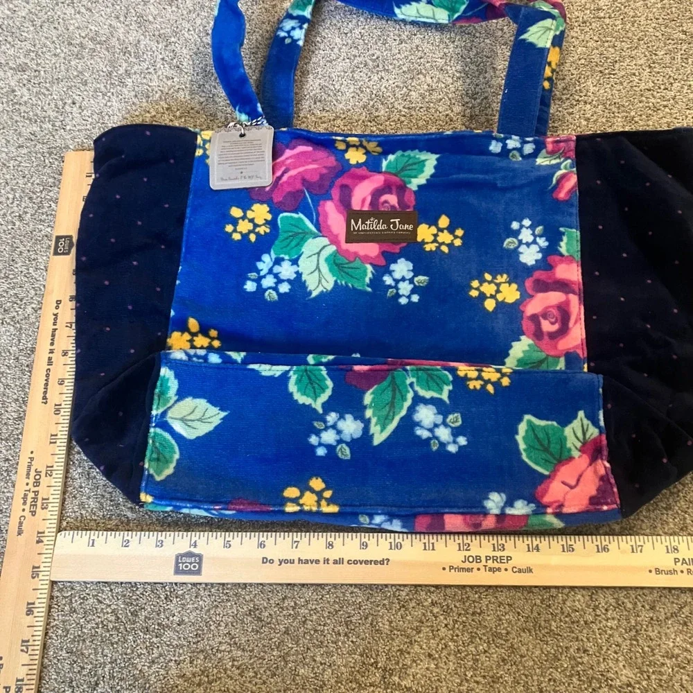 Matilda Jane Sweet Sunshine Rose Round Beach Towel and Matching Tote Bag 60